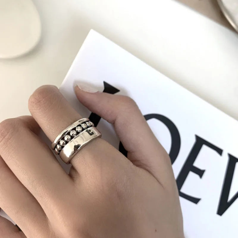 ORNA Resizable 925 Sterling Silver ‘Eloquent Collection’ Rings