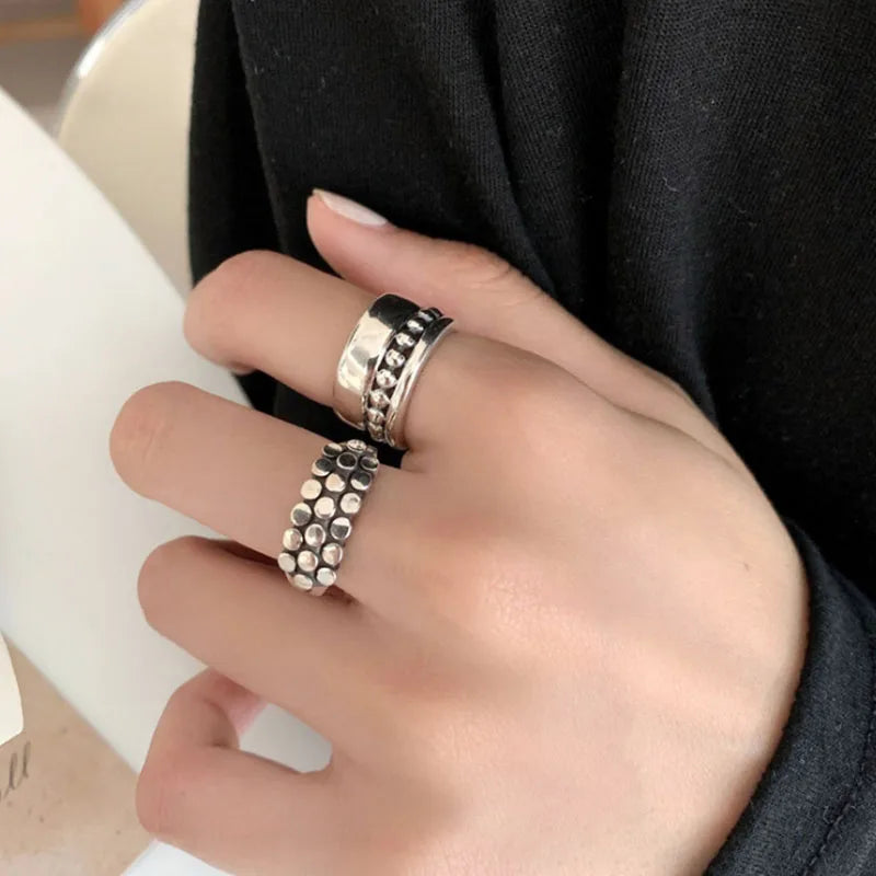 ORNA Resizable 925 Sterling Silver ‘Eloquent Collection’ Rings