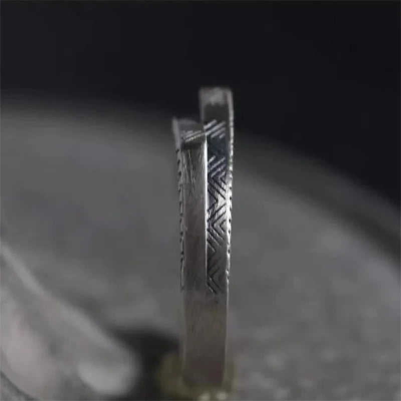 ORNA Resizable 925 Sterling Silver Mountain Ring