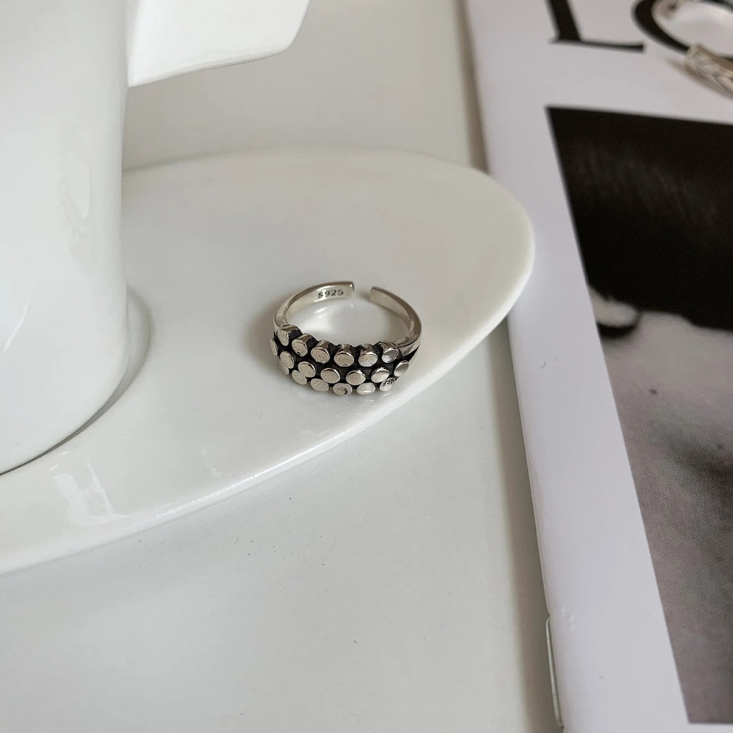 ORNA Resizable 925 Sterling Silver ‘Eloquent Collection’ Rings