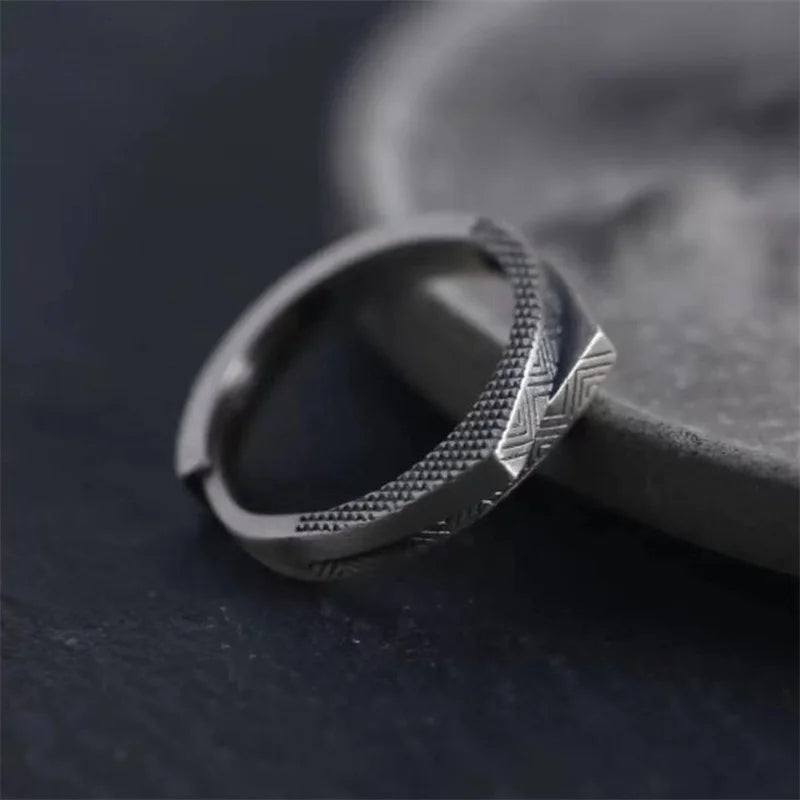 ORNA Resizable 925 Sterling Silver Mountain Ring