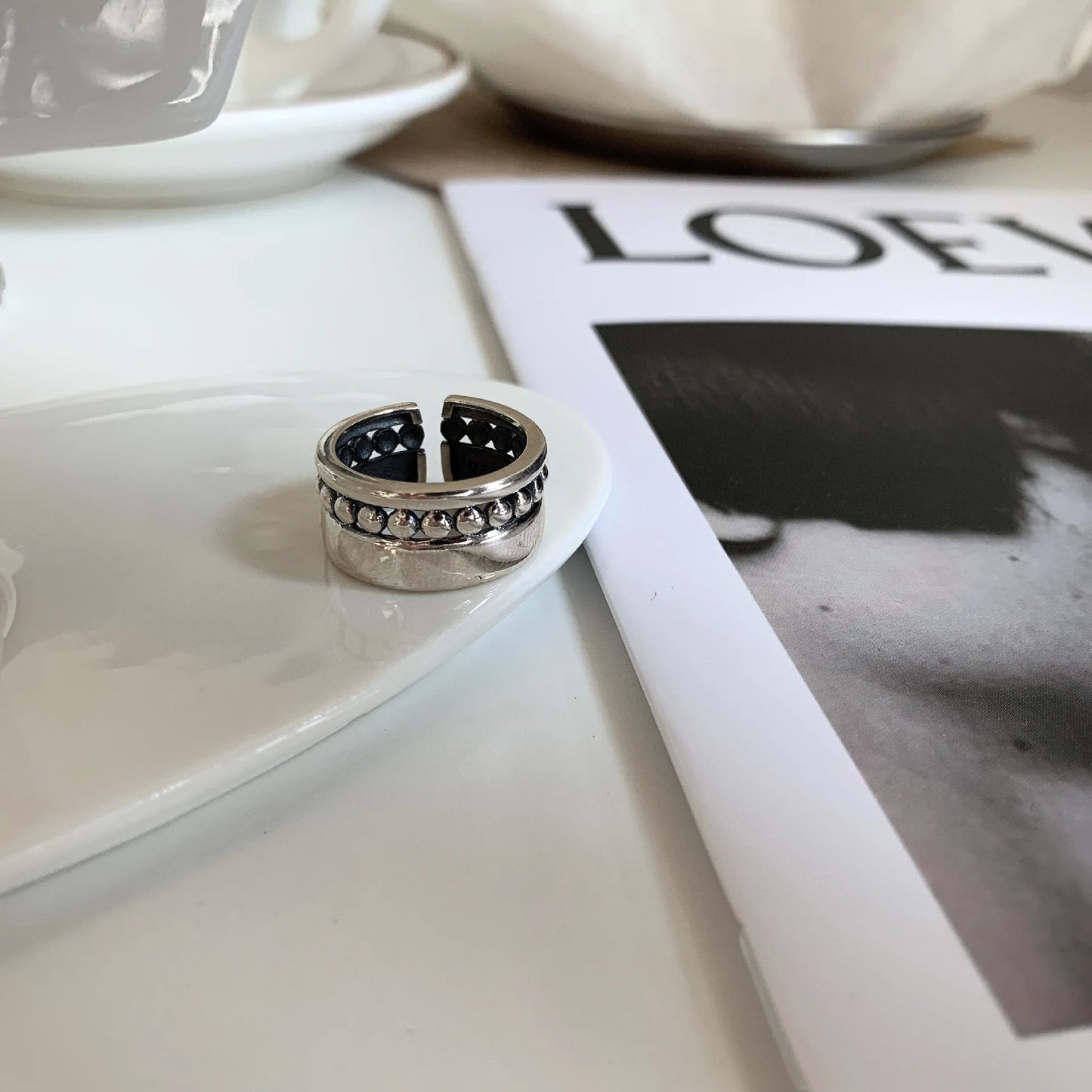 ORNA Resizable 925 Sterling Silver ‘Eloquent Collection’ Rings