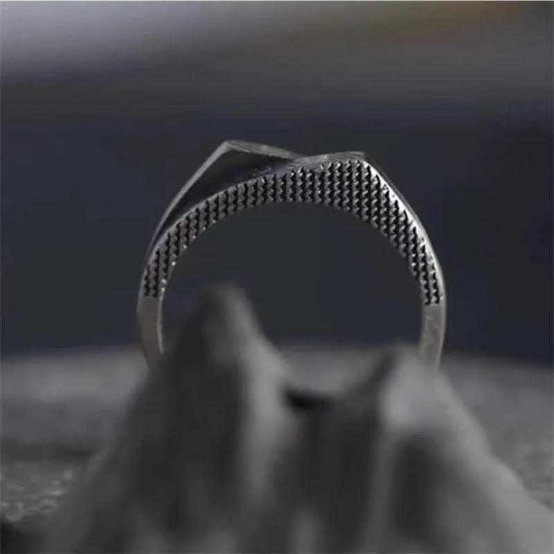 ORNA Resizable 925 Sterling Silver Mountain Ring