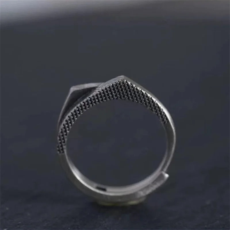 ORNA Resizable 925 Sterling Silver Mountain Ring