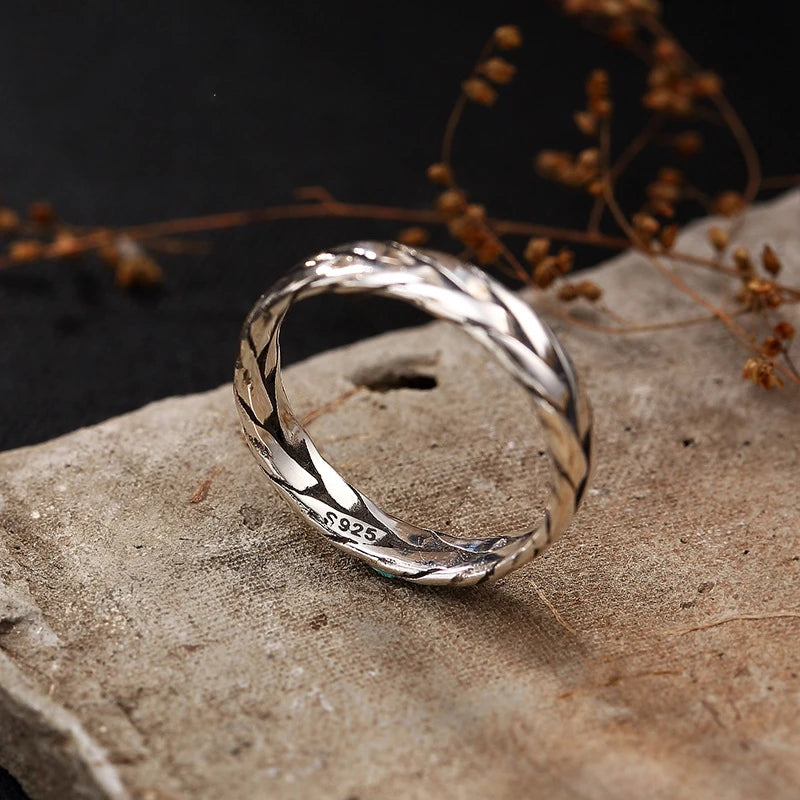 ORNA 925 Sterling Sliver Hand-woven Ring