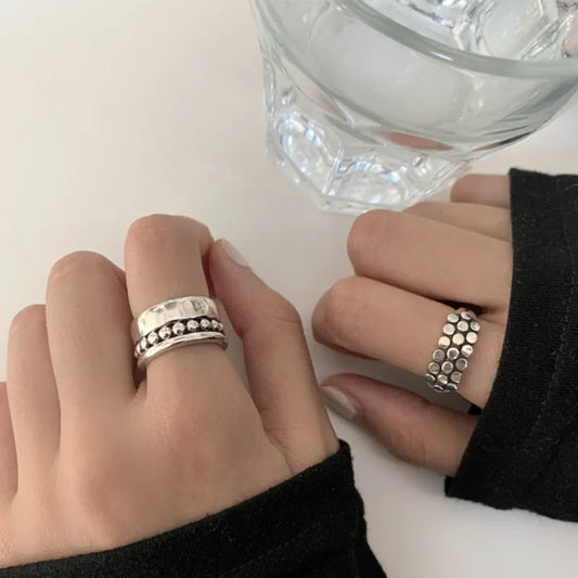 ORNA Resizable 925 Sterling Silver ‘Eloquent Collection’ Rings