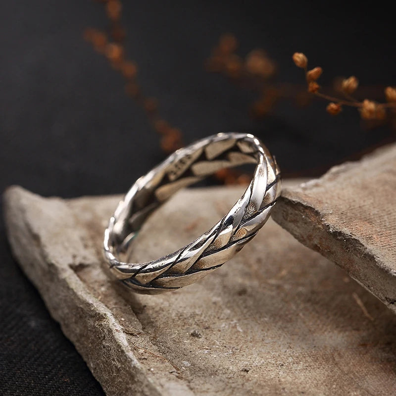 ORNA 925 Sterling Sliver Hand-woven Ring