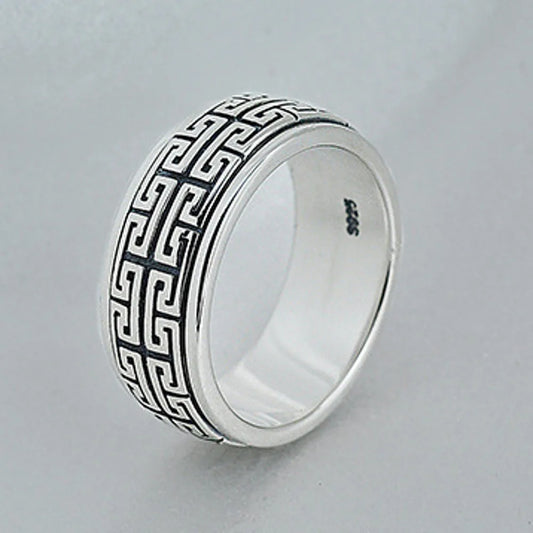 ORNA 925 Sterling Silver Rotatable Ring